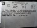 2007 Cadillac DTS Luxury Info Tag