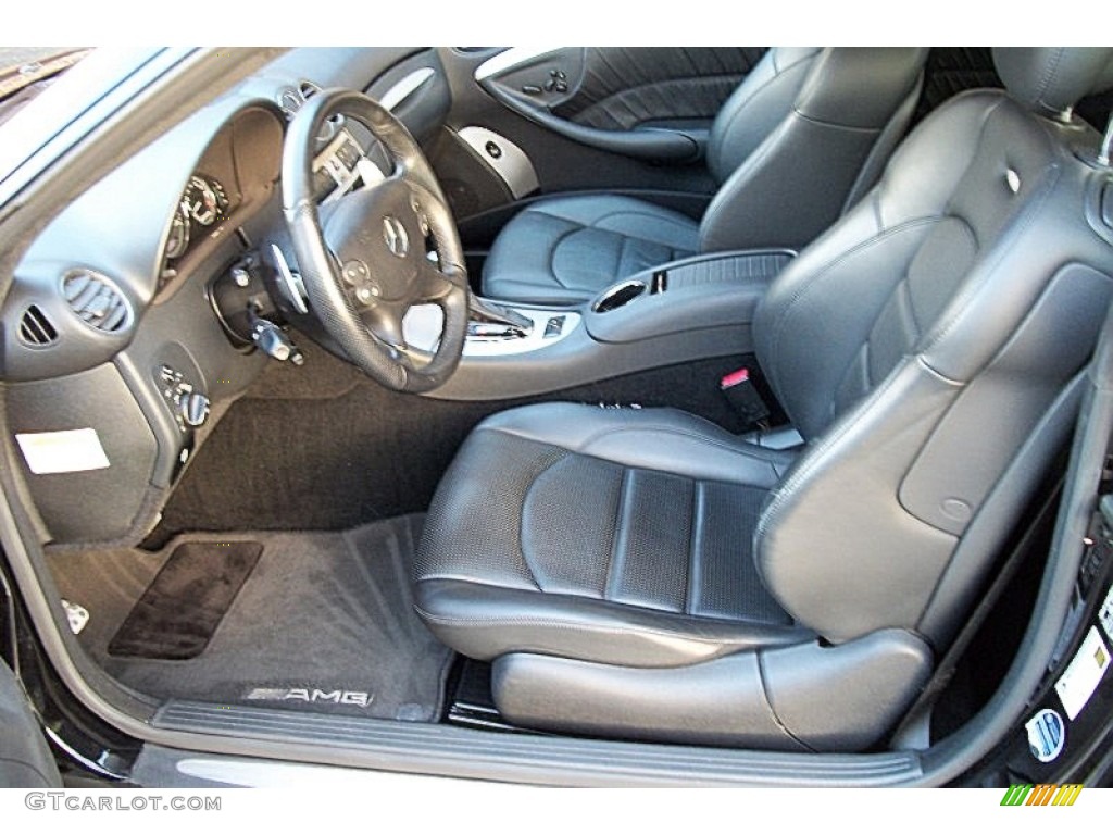 Black Interior 2007 Mercedes-Benz CLK 63 AMG Cabriolet Photo #74947555