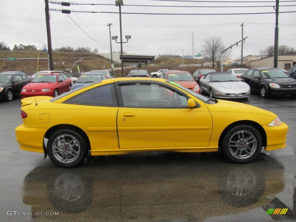 Yellow 2002 Chevrolet Cavalier LS Sport Coupe Exterior Photo #74948305