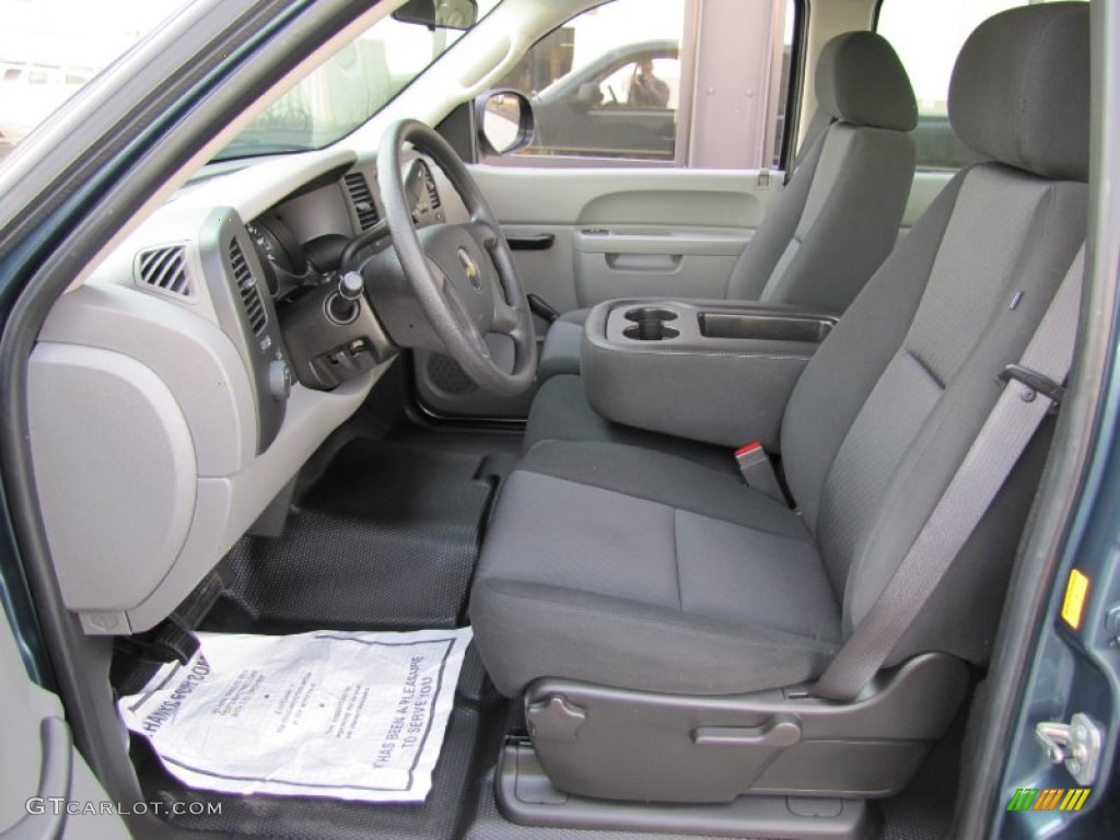 Dark Titanium Interior 2010 Chevrolet Silverado 1500 Crew Cab Photo #74948676