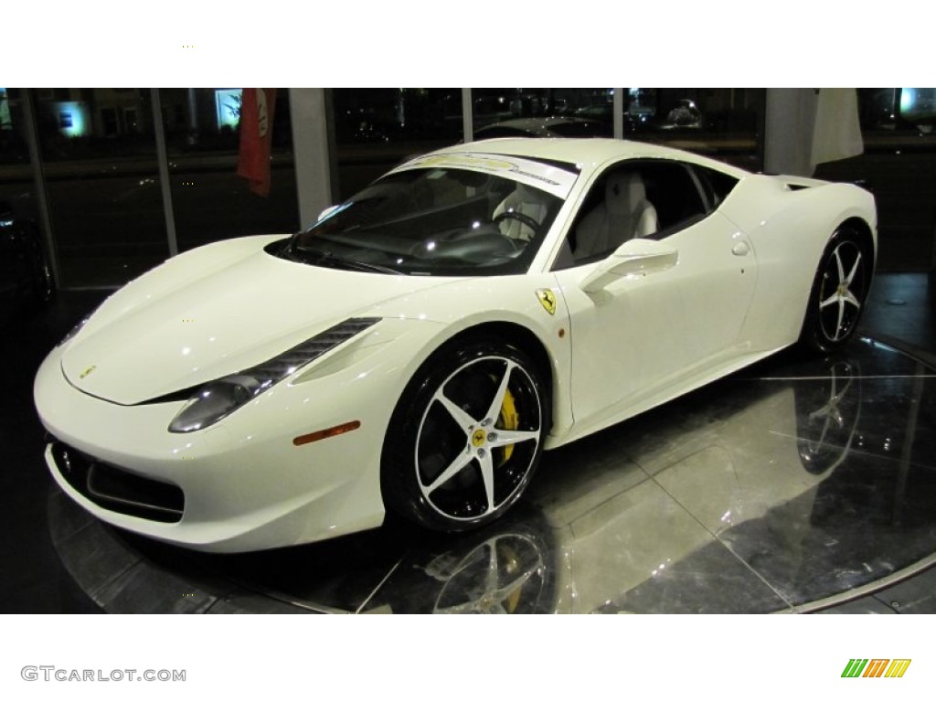 Bianco Avus (White) 2011 Ferrari 458 Italia Exterior Photo #74949799