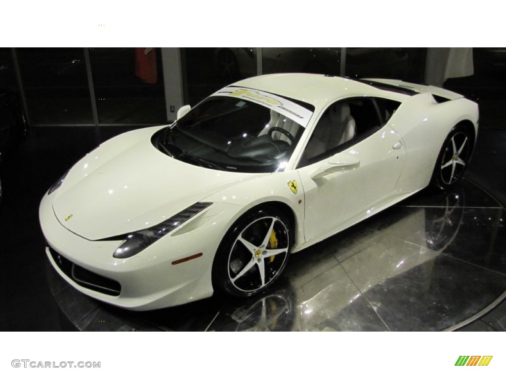 Bianco Avus (White) 2011 Ferrari 458 Italia Exterior Photo #74949986