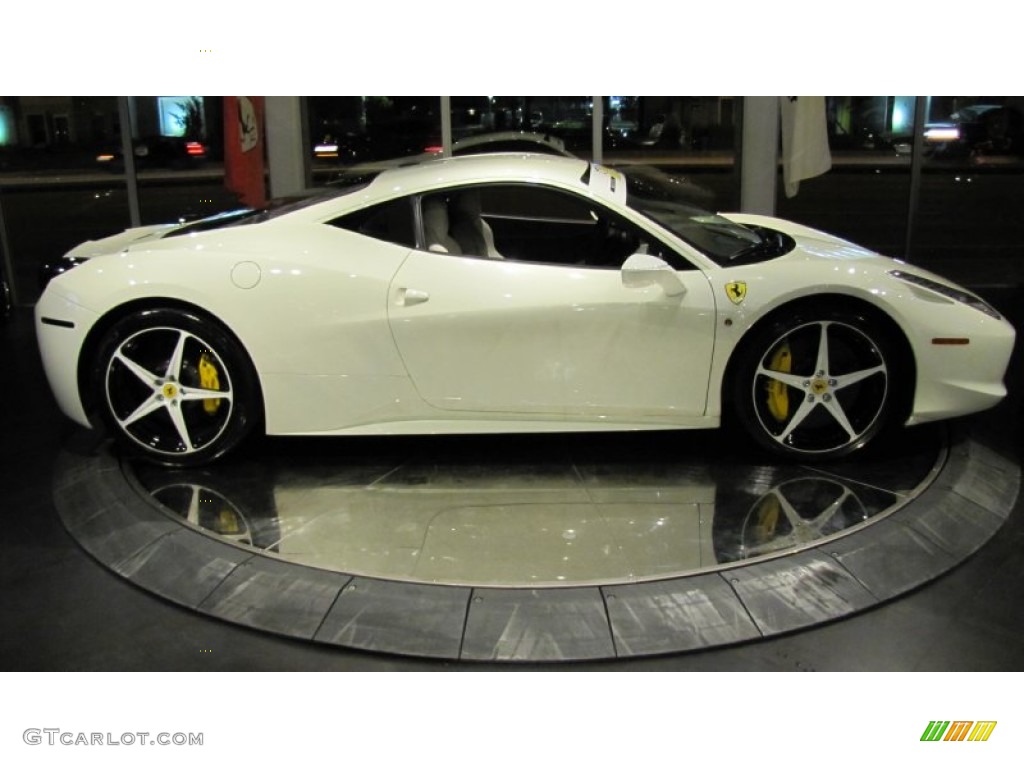 Bianco Avus (White) 2011 Ferrari 458 Italia Exterior Photo #74950244