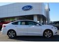 2013 White Platinum Metallic Tri-coat Ford Fusion SE 1.6 EcoBoost  photo #2