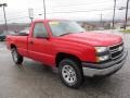 Front 3/4 View of 2007 Silverado 1500 Classic Work Truck Regular Cab 4x4