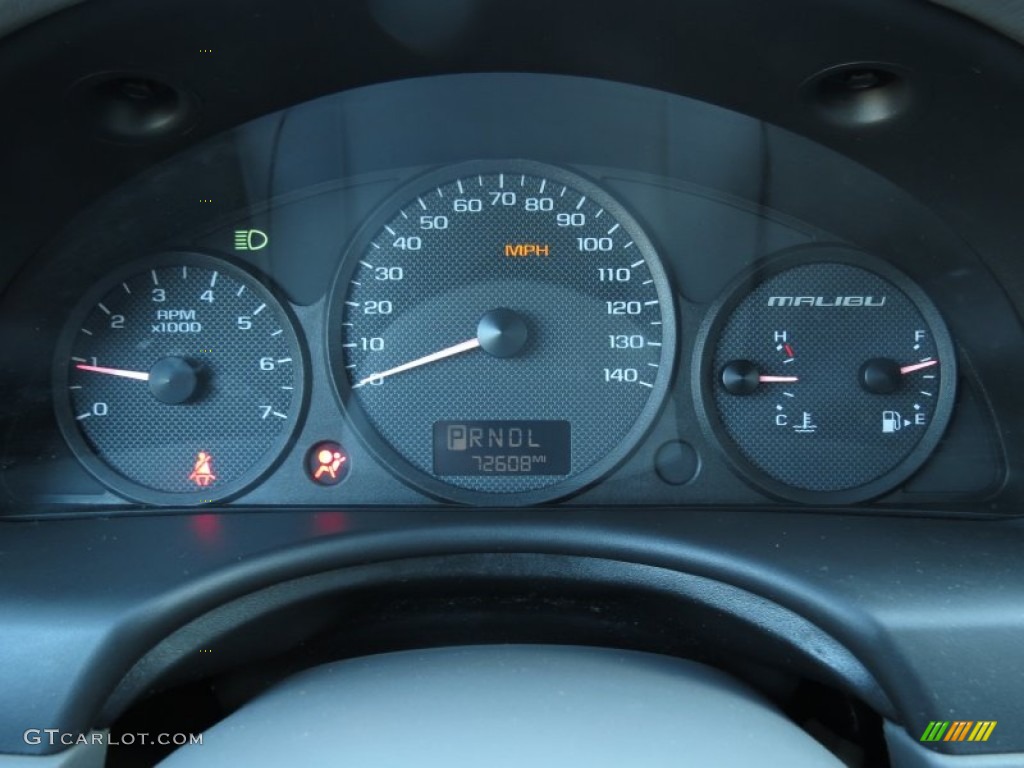 2005 Malibu LS V6 Sedan - Black / Gray photo #27