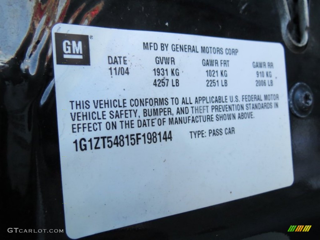 2005 Malibu LS V6 Sedan - Black / Gray photo #32