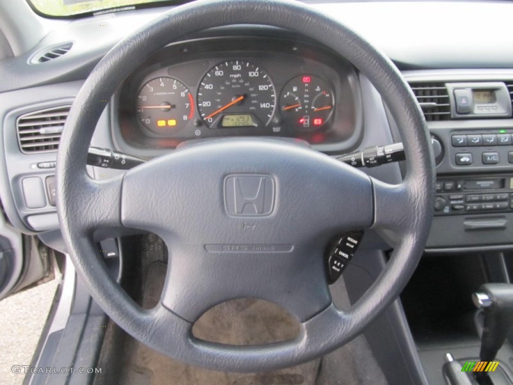 1999 Accord LX Sedan - Satin Silver Metallic / Gray photo #10