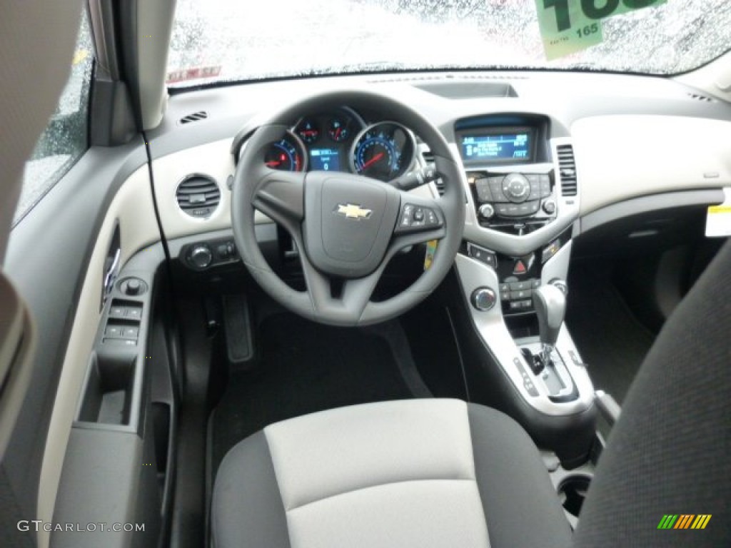 2013 Chevrolet Cruze LS Jet Black/Medium Titanium Dashboard Photo #74954705