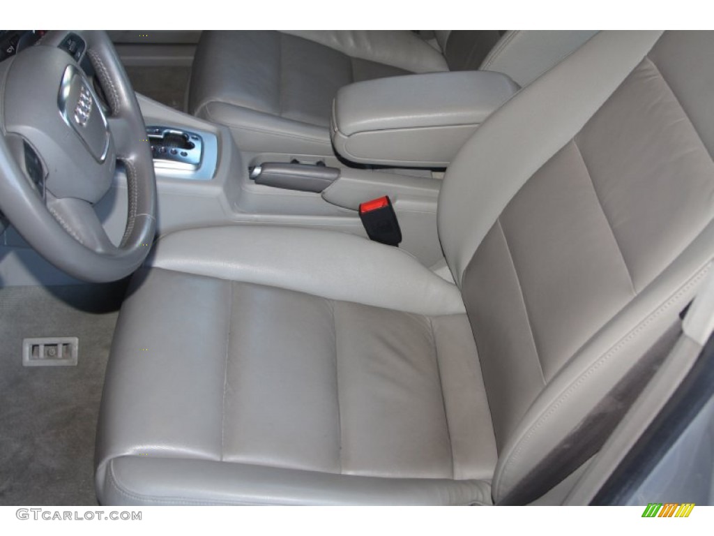 2008 A4 2.0T quattro Sedan - Light Silver Metallic / Light Gray photo #10