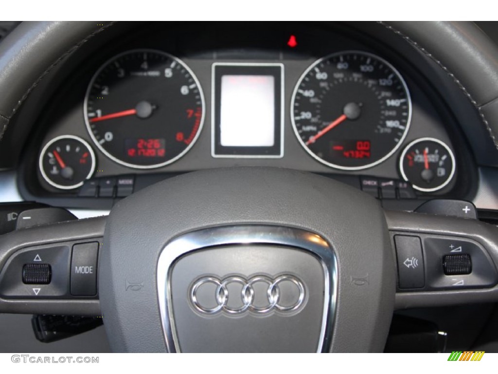 2008 A4 2.0T quattro Sedan - Light Silver Metallic / Light Gray photo #17