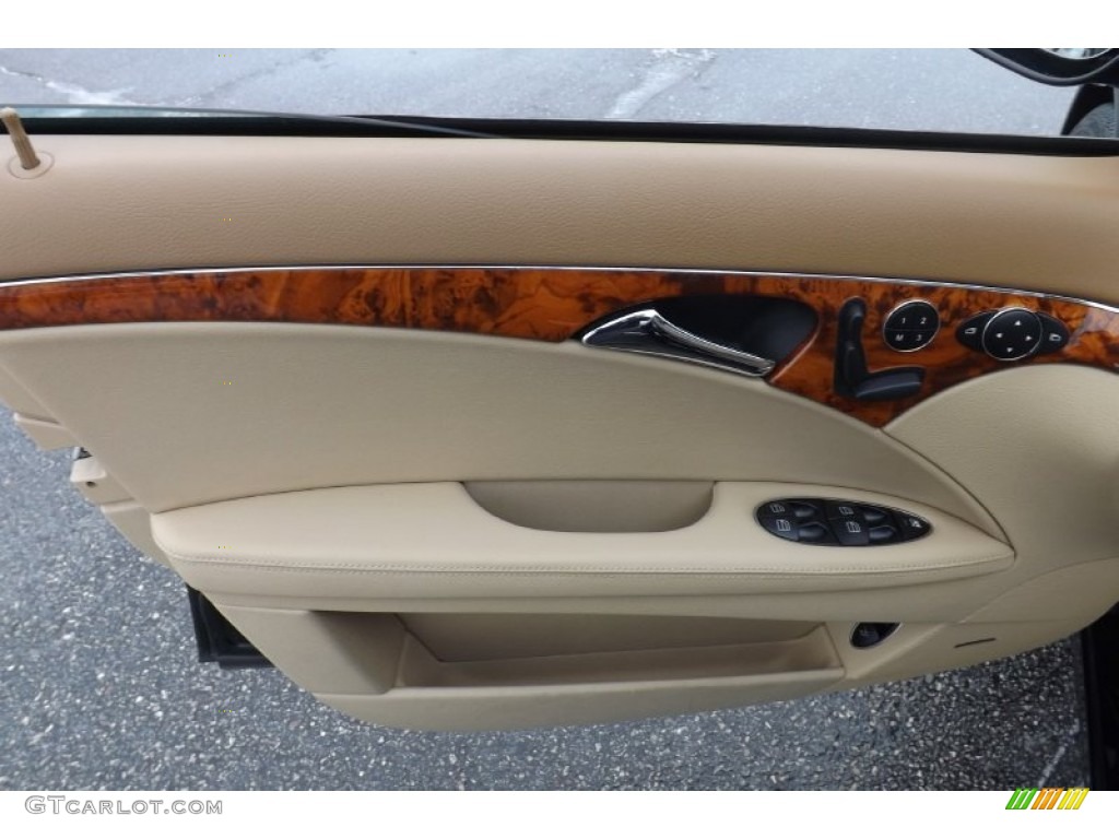 2009 Mercedes-Benz E 350 4Matic Sedan Cashmere Door Panel Photo #74955690