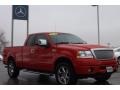 2006 Bright Red Ford F150 XL SuperCab 4x4  photo #3