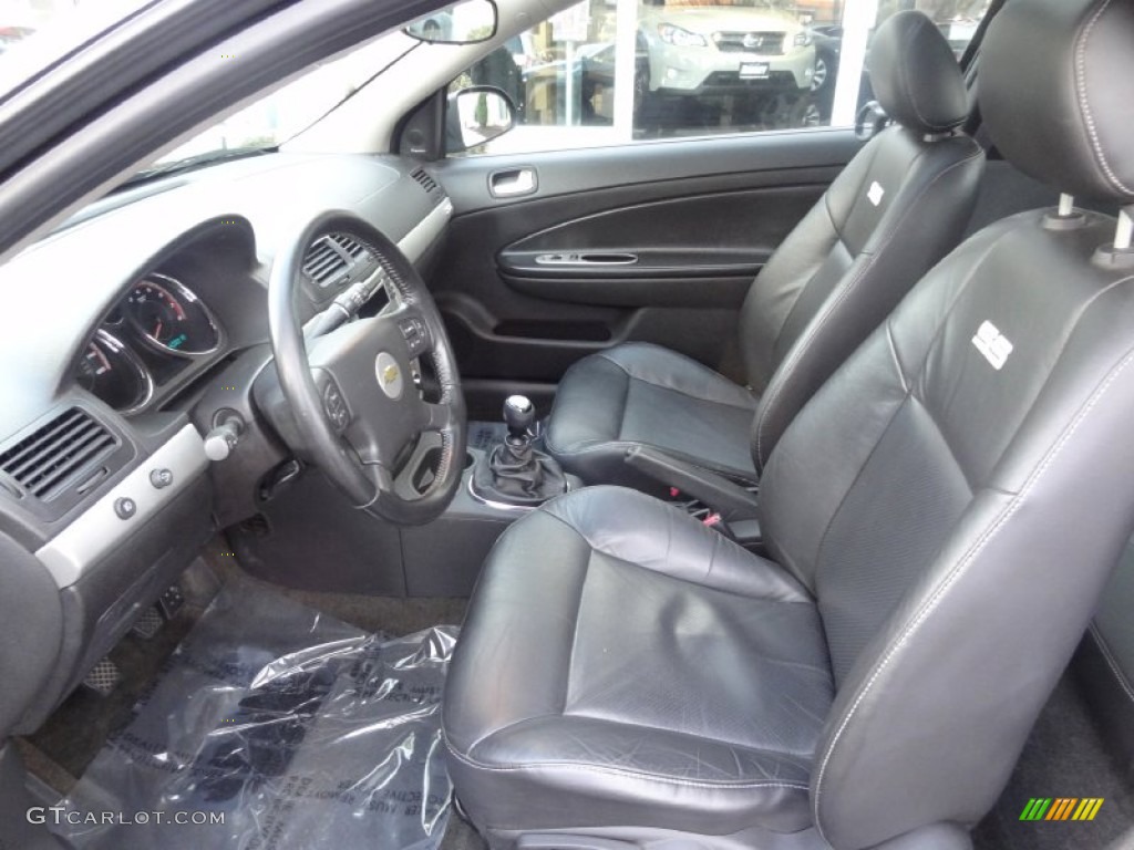 Ebony Interior 2005 Chevrolet Cobalt SS Supercharged Coupe Photo #74956263