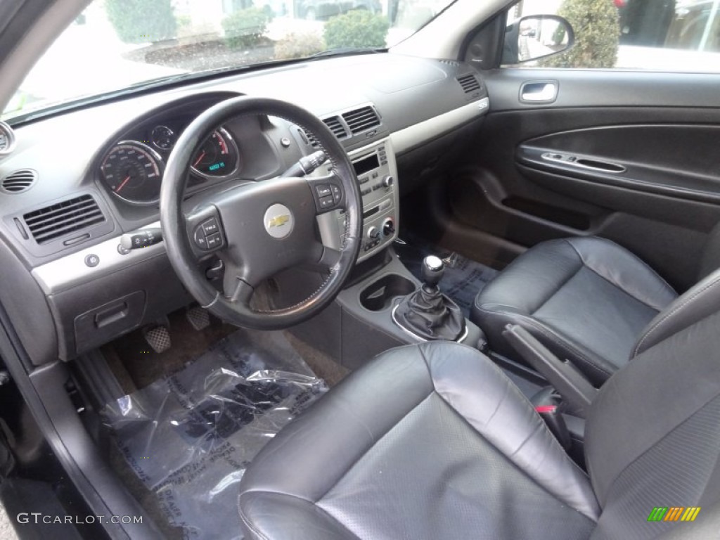 Ebony Interior 2005 Chevrolet Cobalt SS Supercharged Coupe Photo #74956294
