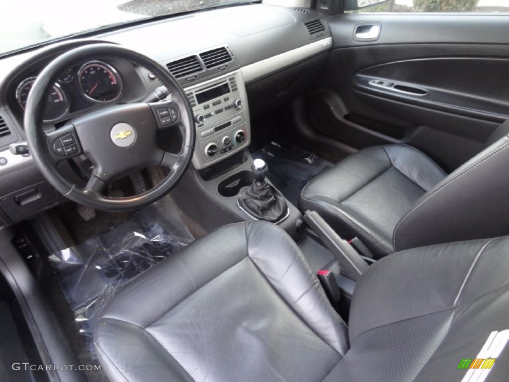 Ebony Interior 2005 Chevrolet Cobalt SS Supercharged Coupe Photo #74956522