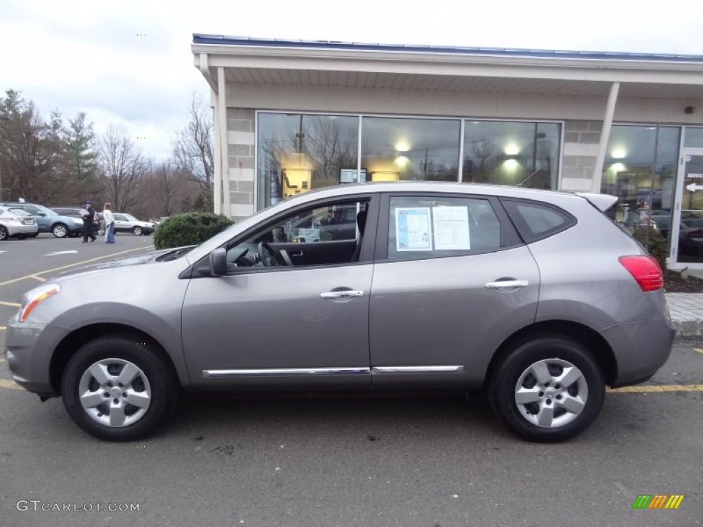 2011 Rogue S AWD Krom Edition - Platinum Graphite / Gray photo #3