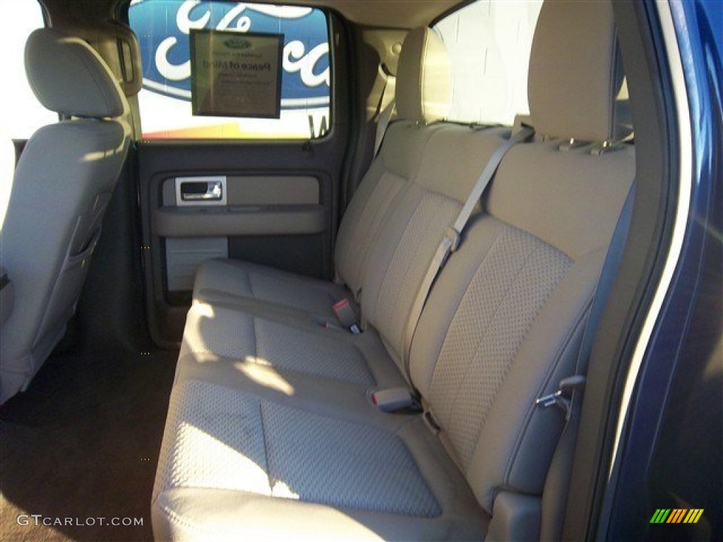 2010 F150 XLT SuperCrew - Dark Blue Pearl Metallic / Medium Stone photo #15