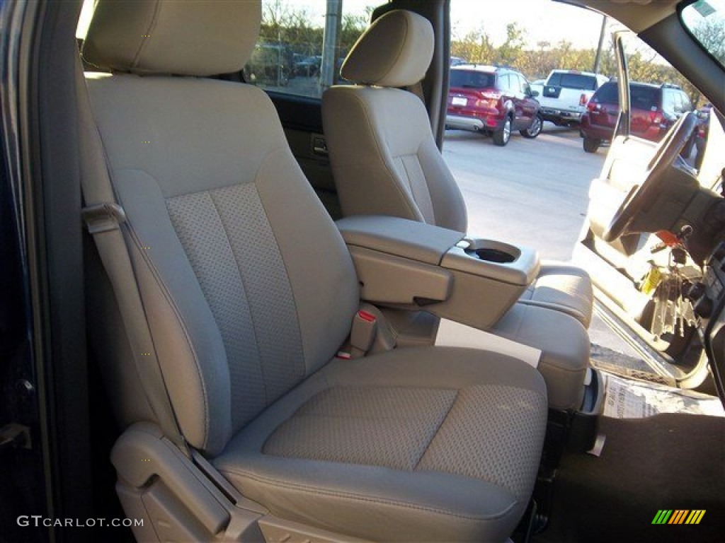 2010 F150 XLT SuperCrew - Dark Blue Pearl Metallic / Medium Stone photo #18
