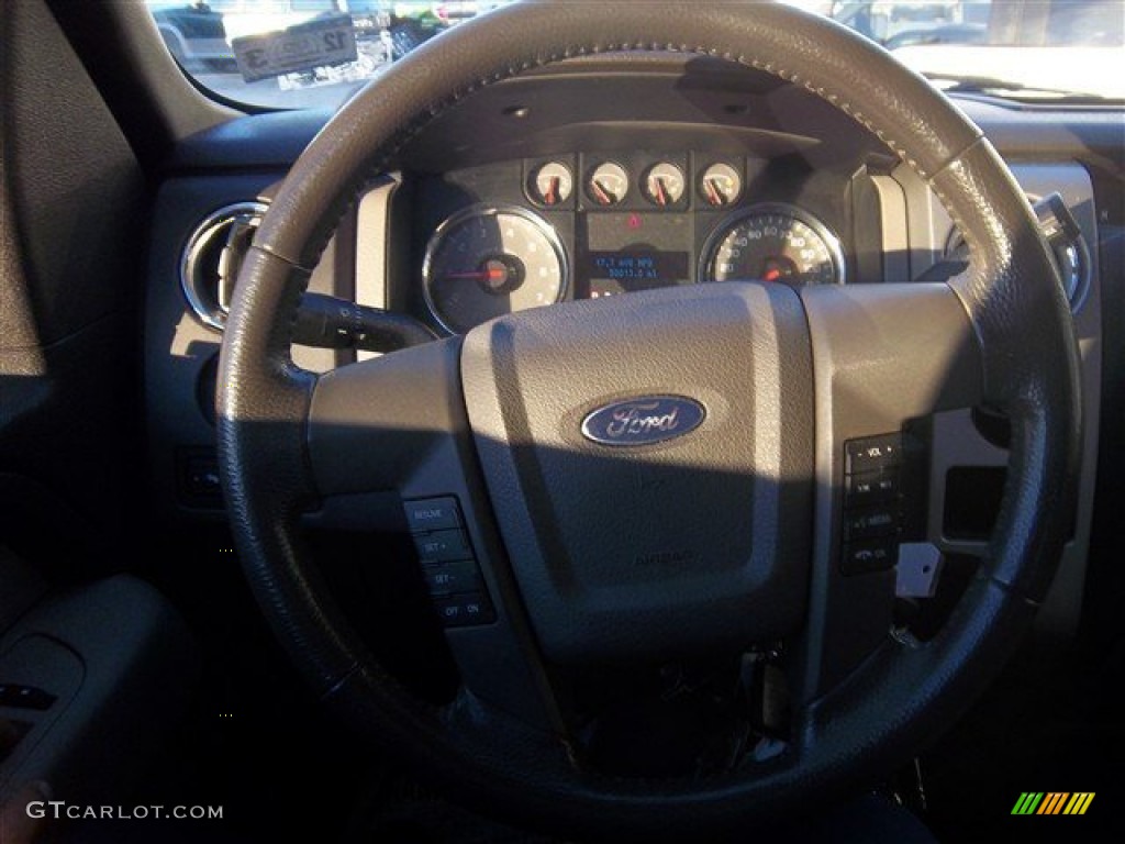 2010 F150 XLT SuperCrew - Dark Blue Pearl Metallic / Medium Stone photo #19