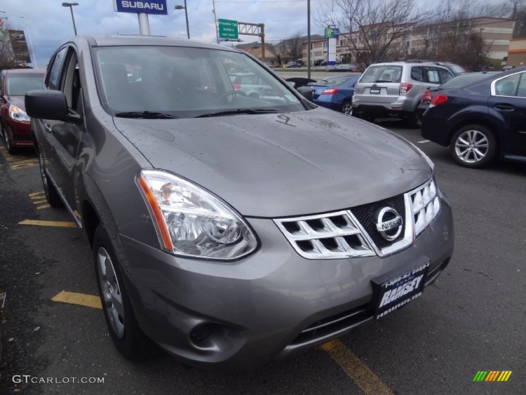 2011 Rogue S AWD Krom Edition - Platinum Graphite / Gray photo #11