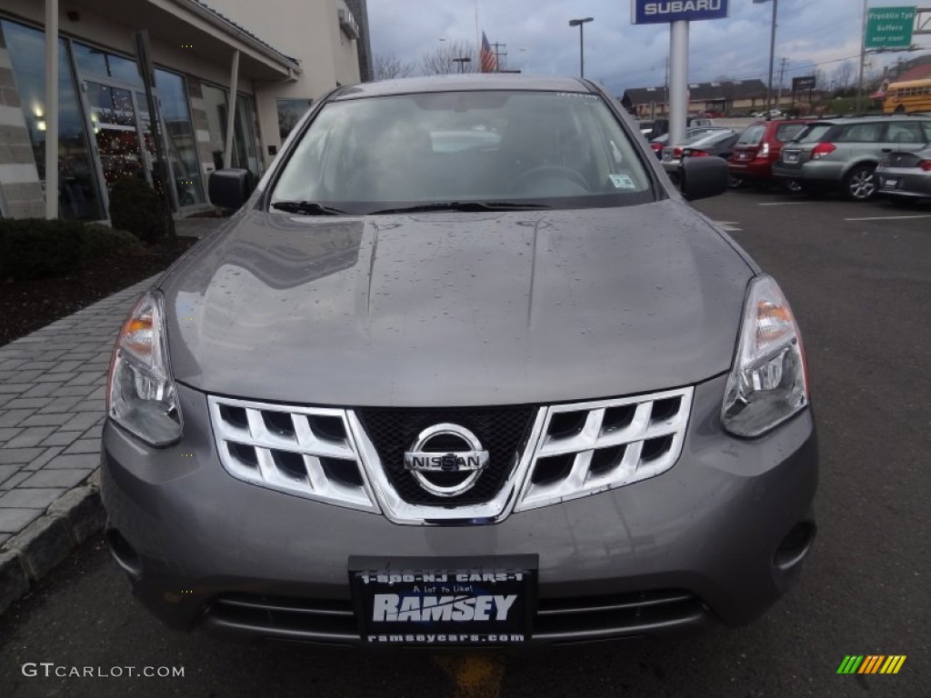 2011 Rogue S AWD Krom Edition - Platinum Graphite / Gray photo #12