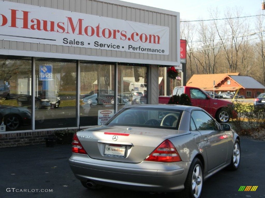 2003 SLK 320 Roadster - Pewter Silver Metallic / Charcoal photo #5