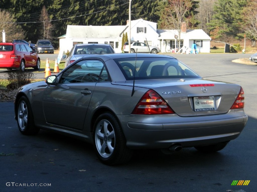 2003 SLK 320 Roadster - Pewter Silver Metallic / Charcoal photo #7
