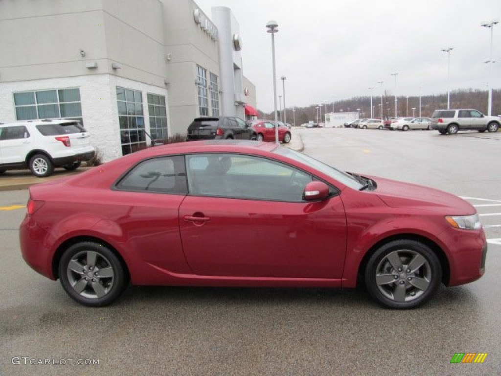 Spicy Red 2010 Kia Forte Koup EX Exterior Photo #74958066