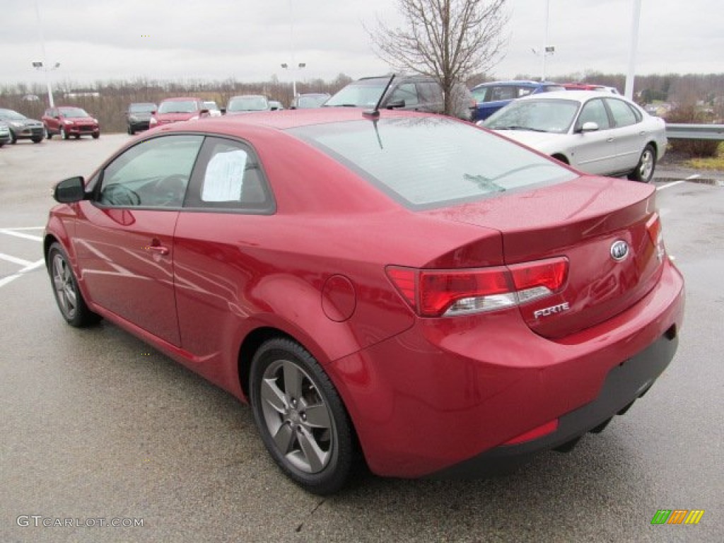 Spicy Red 2010 Kia Forte Koup EX Exterior Photo #74958184