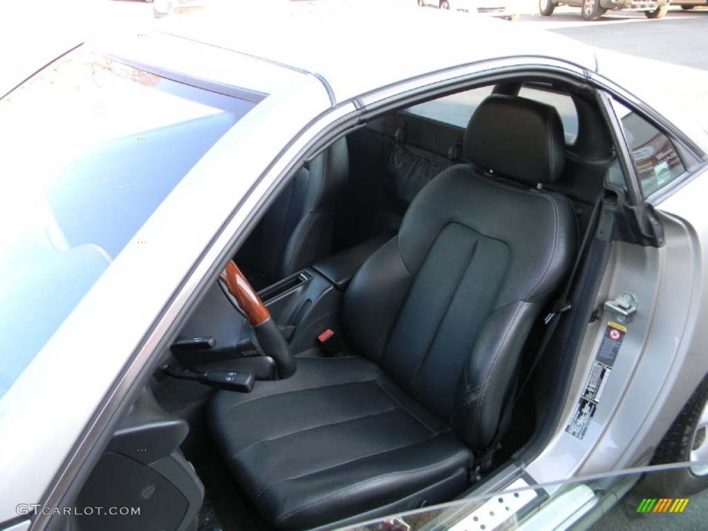 Charcoal Interior 2003 Mercedes-Benz SLK 320 Roadster Photo #74958254