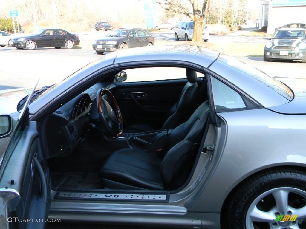2003 SLK 320 Roadster - Pewter Silver Metallic / Charcoal photo #17