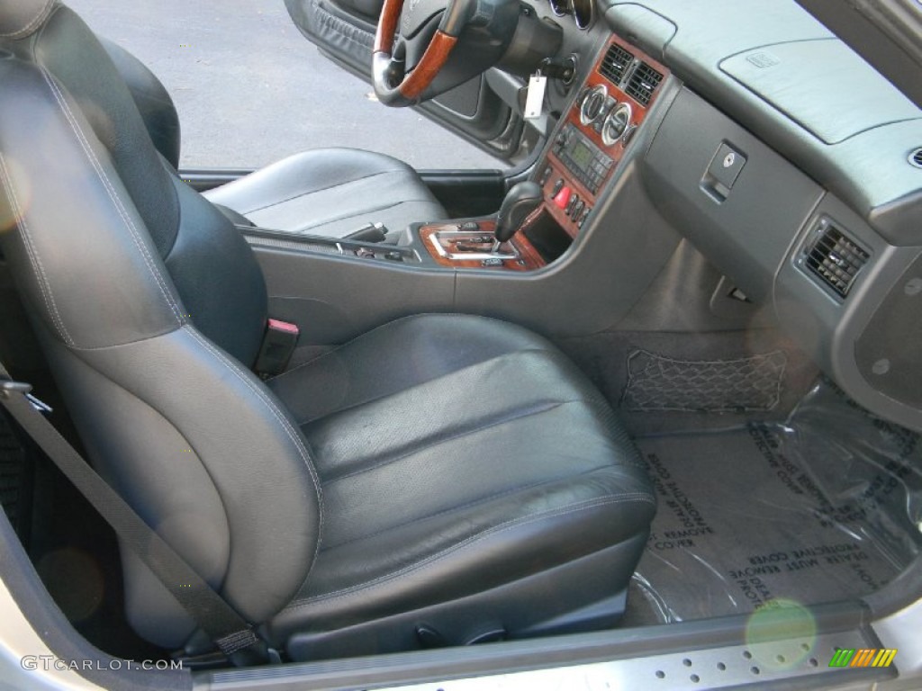 2003 SLK 320 Roadster - Pewter Silver Metallic / Charcoal photo #25