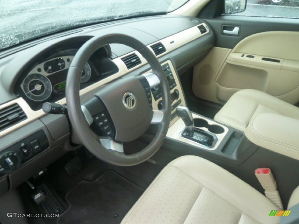 2008 Sable Sedan - Black / Medium Light Stone photo #12