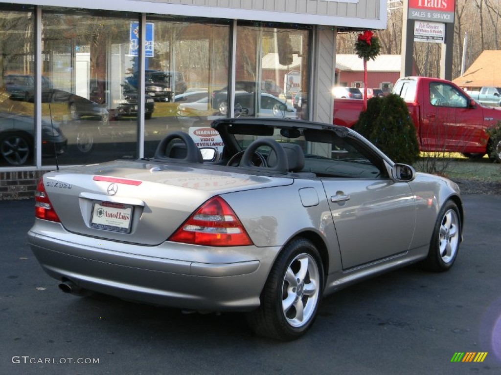 2003 SLK 320 Roadster - Pewter Silver Metallic / Charcoal photo #36