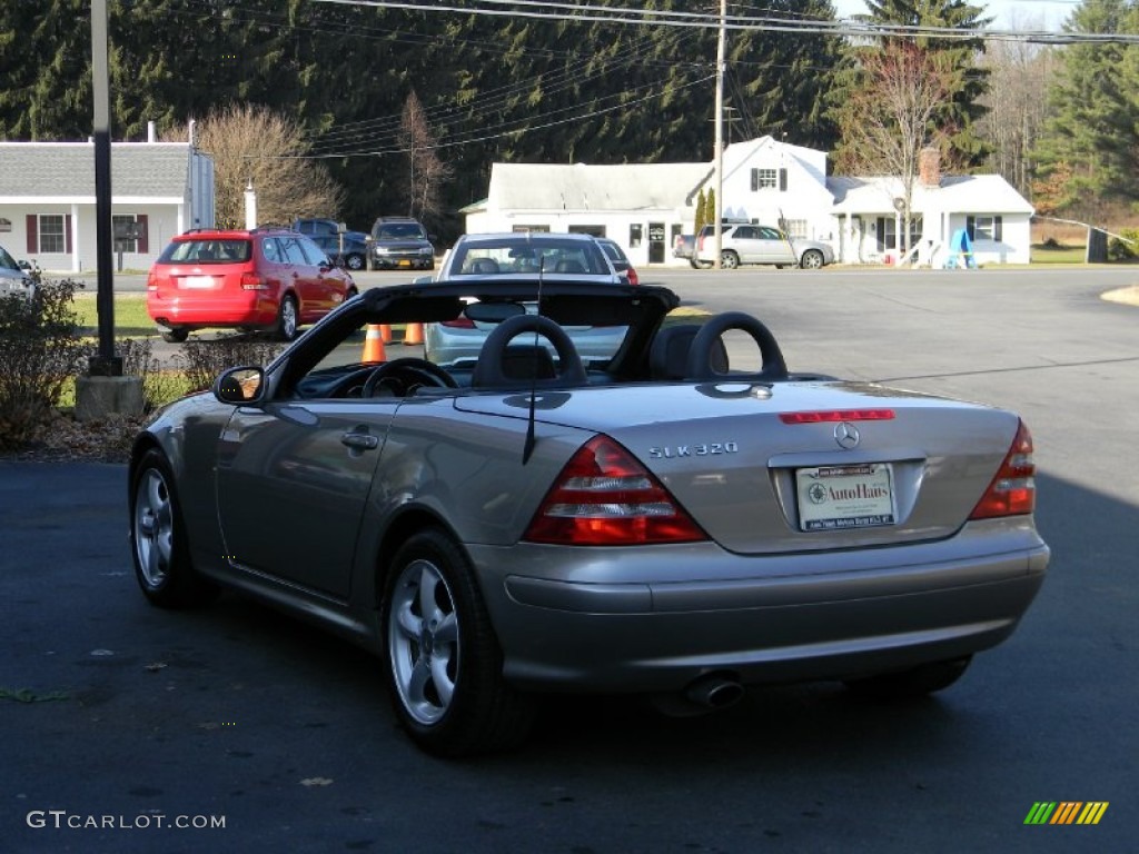 2003 SLK 320 Roadster - Pewter Silver Metallic / Charcoal photo #38