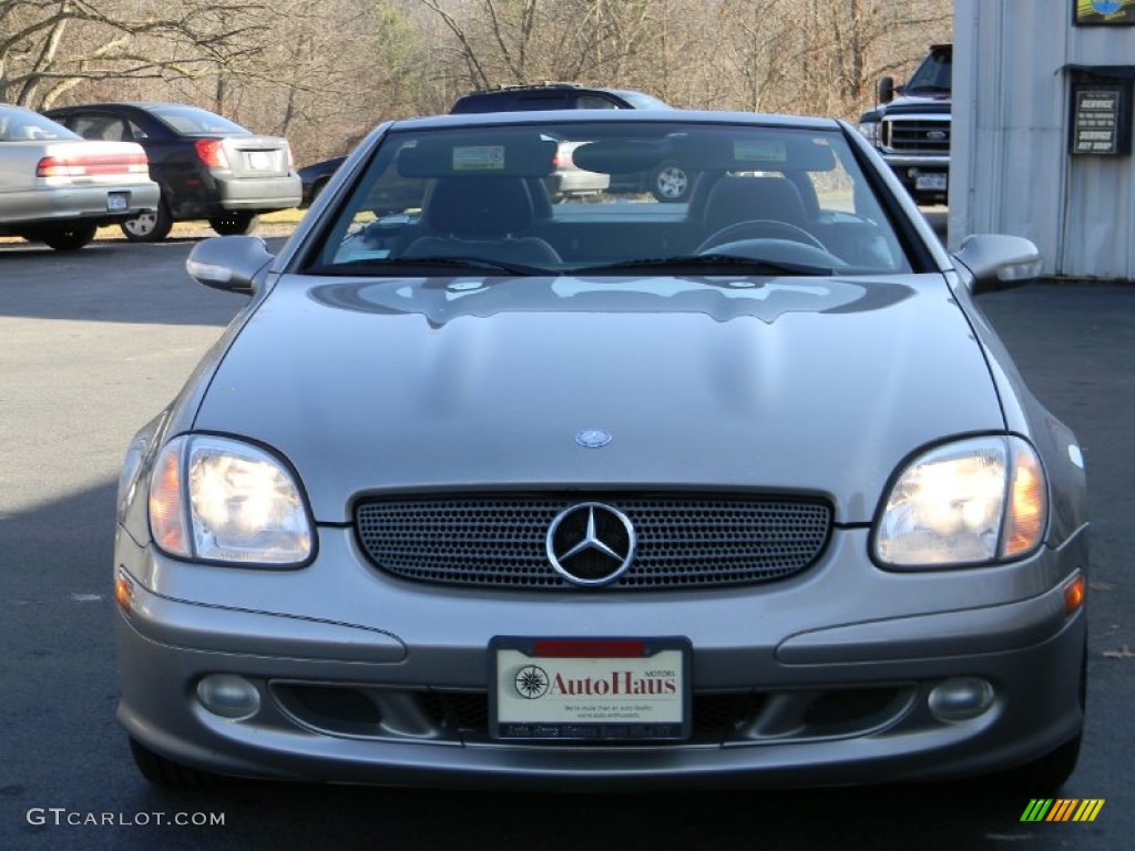 2003 SLK 320 Roadster - Pewter Silver Metallic / Charcoal photo #42