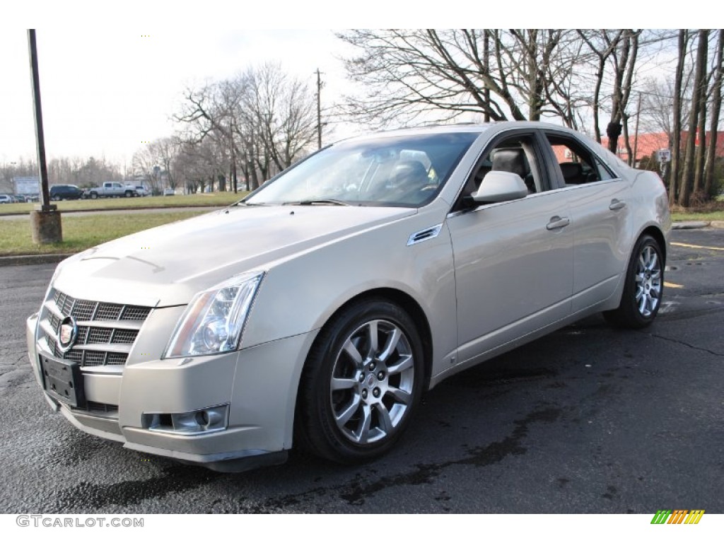Gold Mist 2008 Cadillac CTS 4 AWD Sedan Exterior Photo #74960179