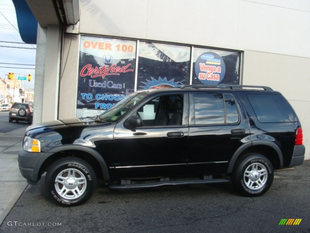 2003 Explorer XLS 4x4 - Black / Graphite Grey photo #3