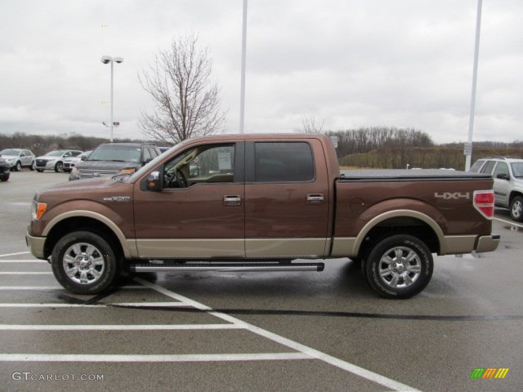 2012 F150 Lariat SuperCrew 4x4 - Golden Bronze Metallic / Pale Adobe photo #6