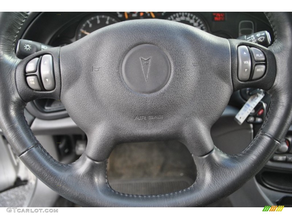 2000 Pontiac Bonneville SE Dark Pewter Steering Wheel Photo #74961688