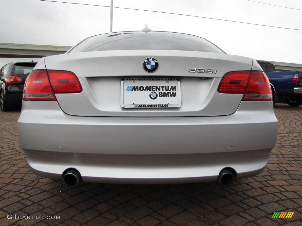 2007 3 Series 335i Coupe - Titanium Silver Metallic / Black photo #4