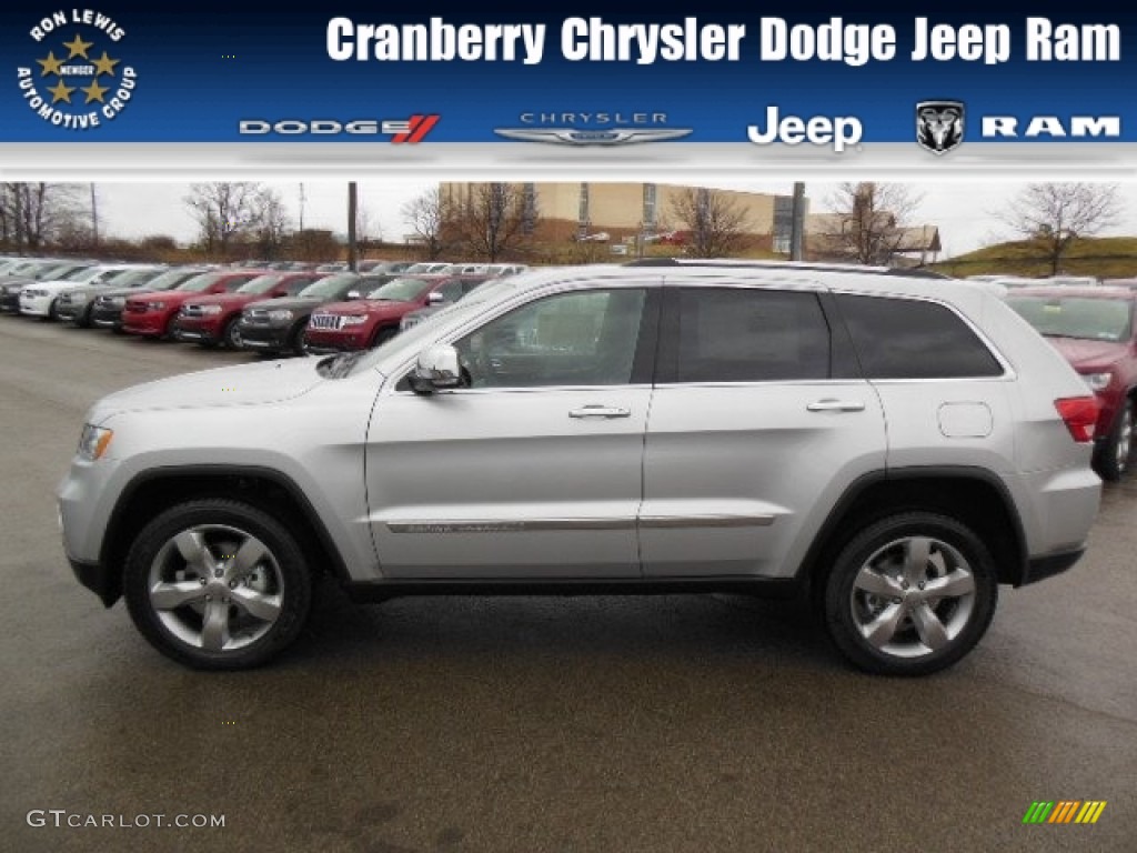 2013 Grand Cherokee Limited 4x4 - Bright Silver Metallic / Black photo #1
