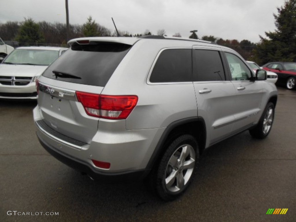 2013 Grand Cherokee Limited 4x4 - Bright Silver Metallic / Black photo #6