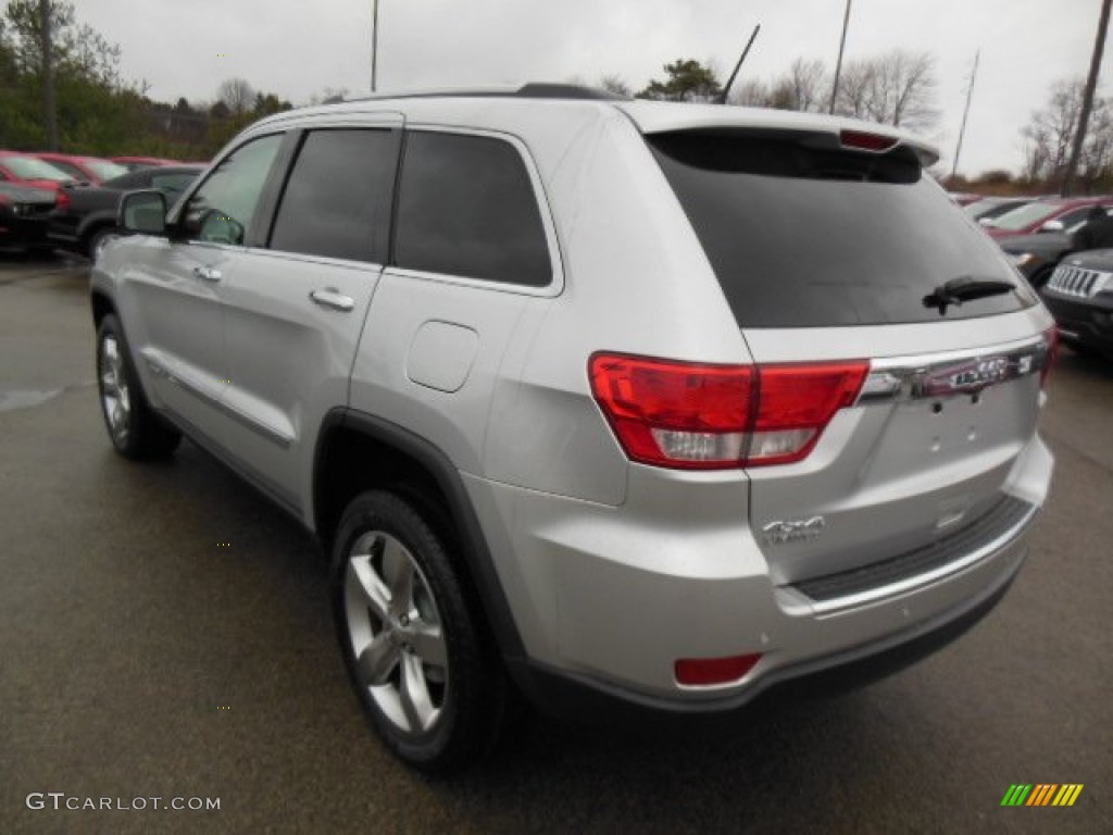 2013 Grand Cherokee Limited 4x4 - Bright Silver Metallic / Black photo #8
