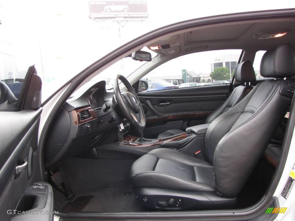 2007 3 Series 335i Coupe - Titanium Silver Metallic / Black photo #17