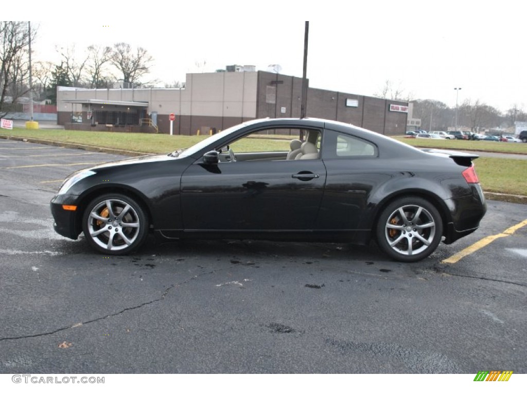 Black Obsidian 2004 Infiniti G 35 Coupe Exterior Photo #74963845