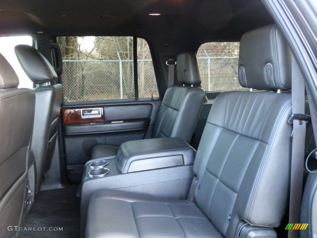 Charcoal Black Interior 2011 Lincoln Navigator L 4x4 Photo #74964087