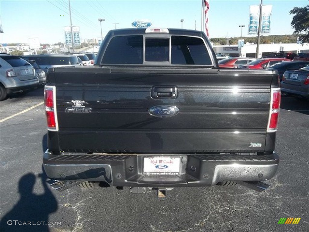 2010 F150 Lariat SuperCrew - Tuxedo Black / Black photo #4