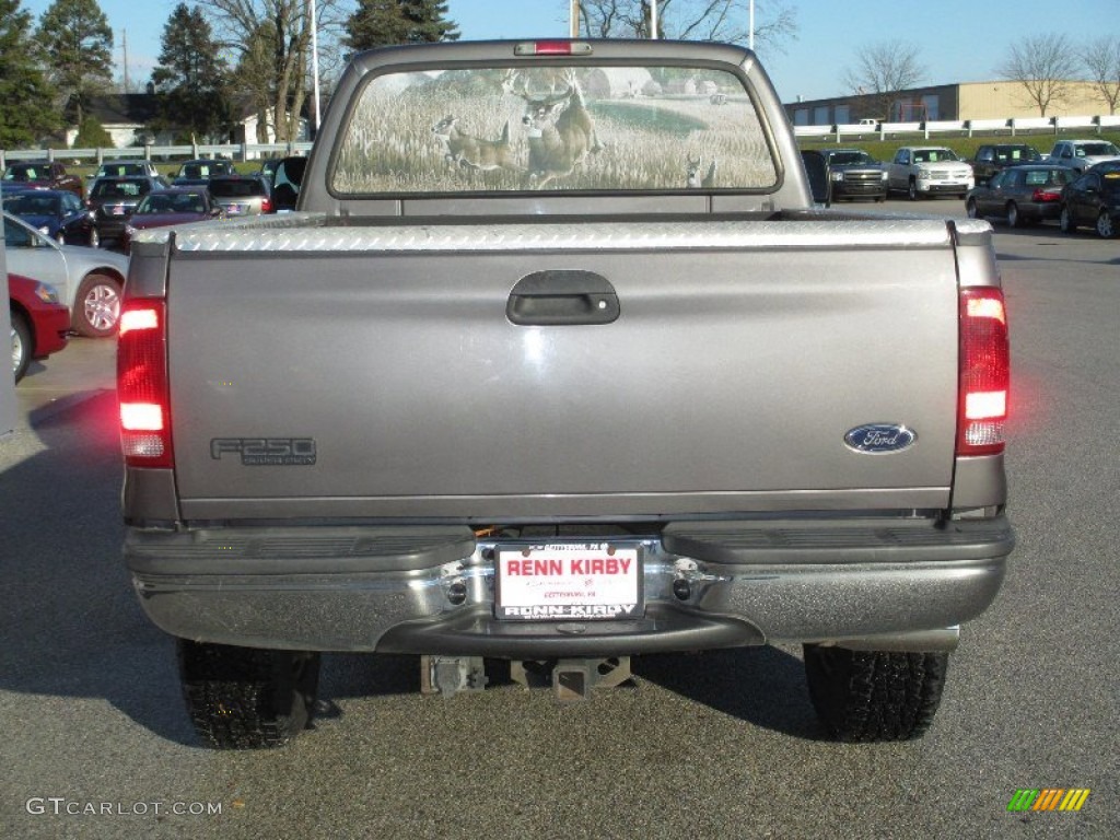 2002 F250 Super Duty XLT SuperCab 4x4 - Dark Shadow Grey Metallic / Medium Flint photo #13